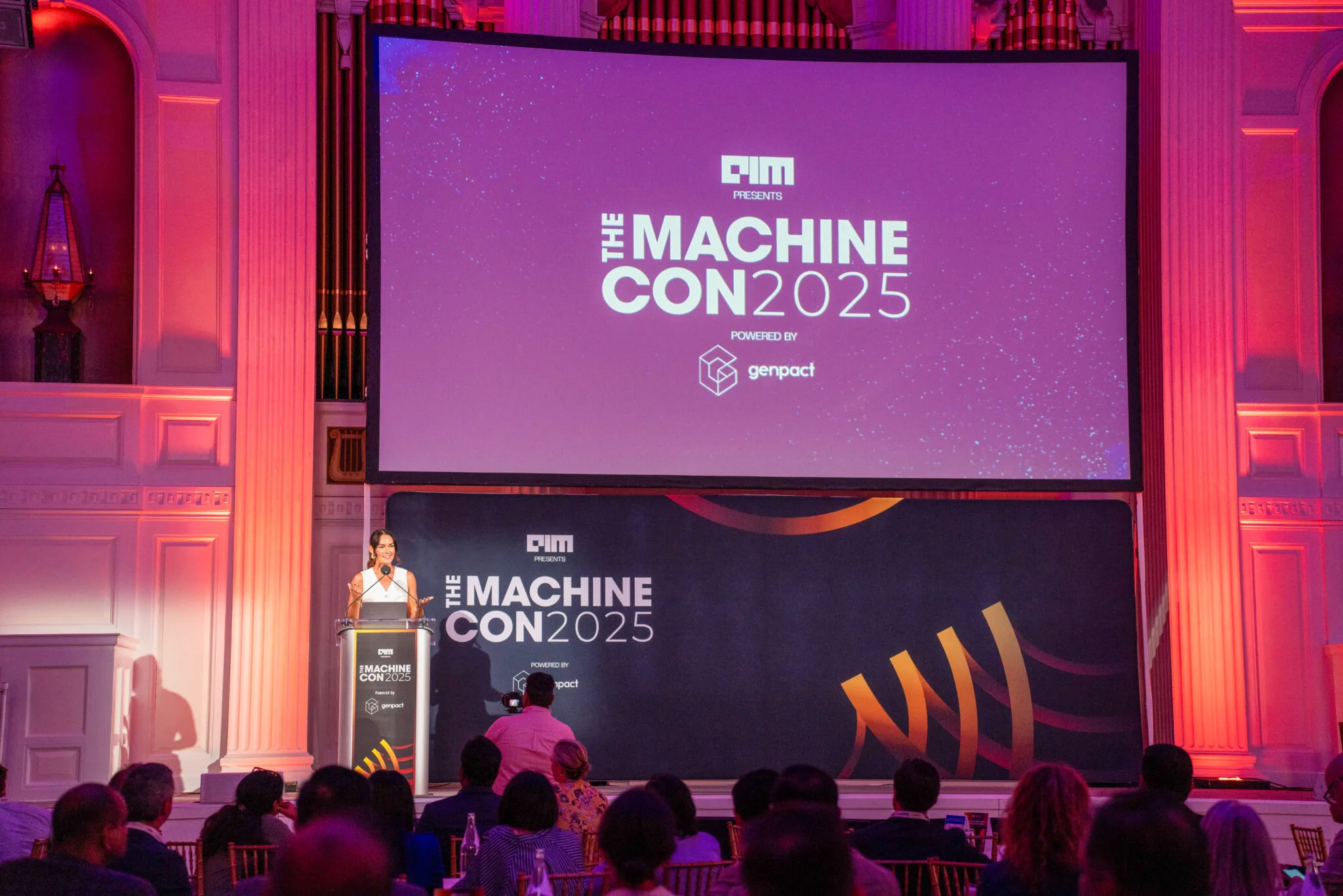 MachineCon New York stage with audience